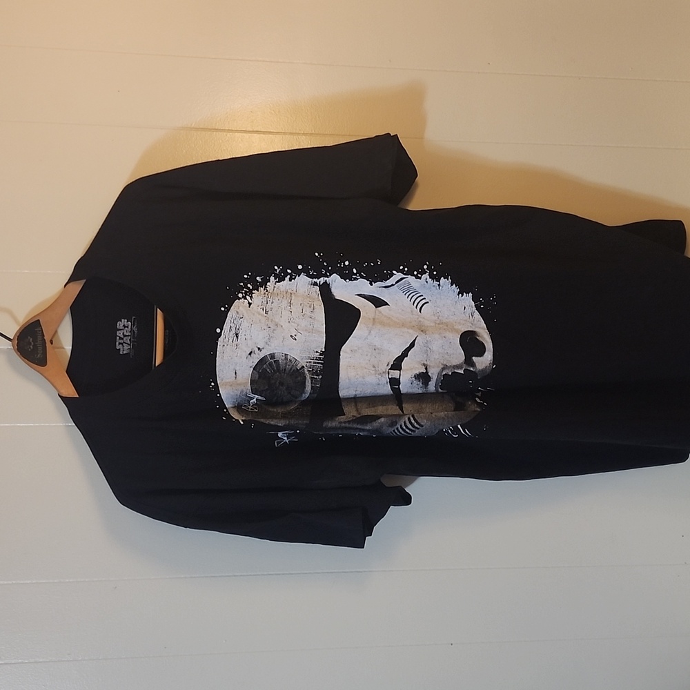 Star Wars Storm Trooper T-Shirt Black Size 2XL